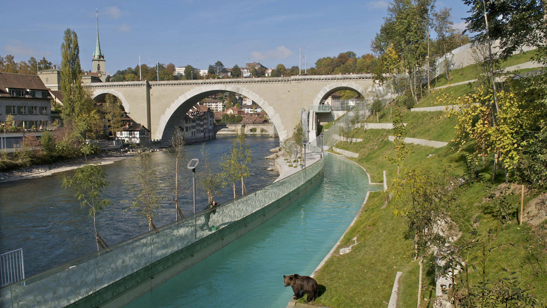 The Bear Park was opened on October 22, 2009.